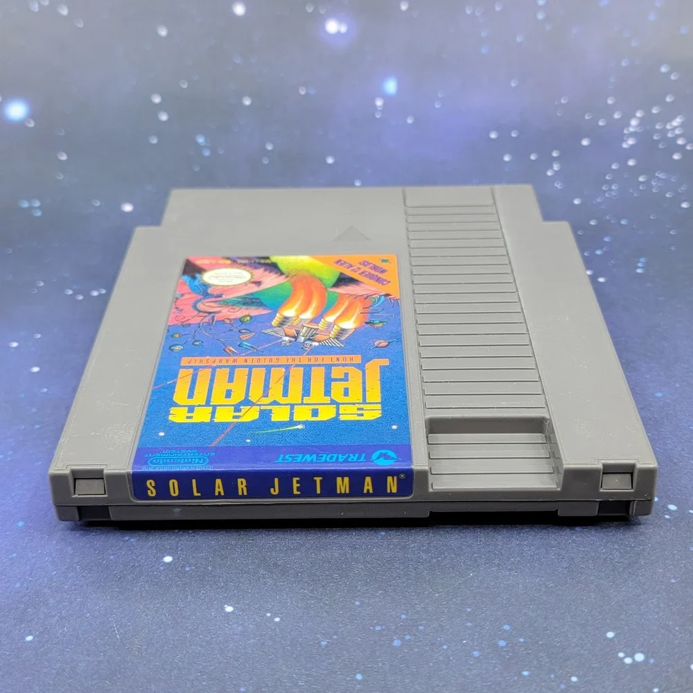 Solar Jetman Hunt for the Golden Warship Nintendo NES Game Cartridge Tradewest